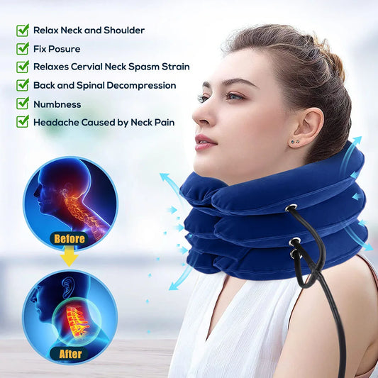 Pulsekart™ |Adjustable Neck Stretcher for Neck Pain Relief