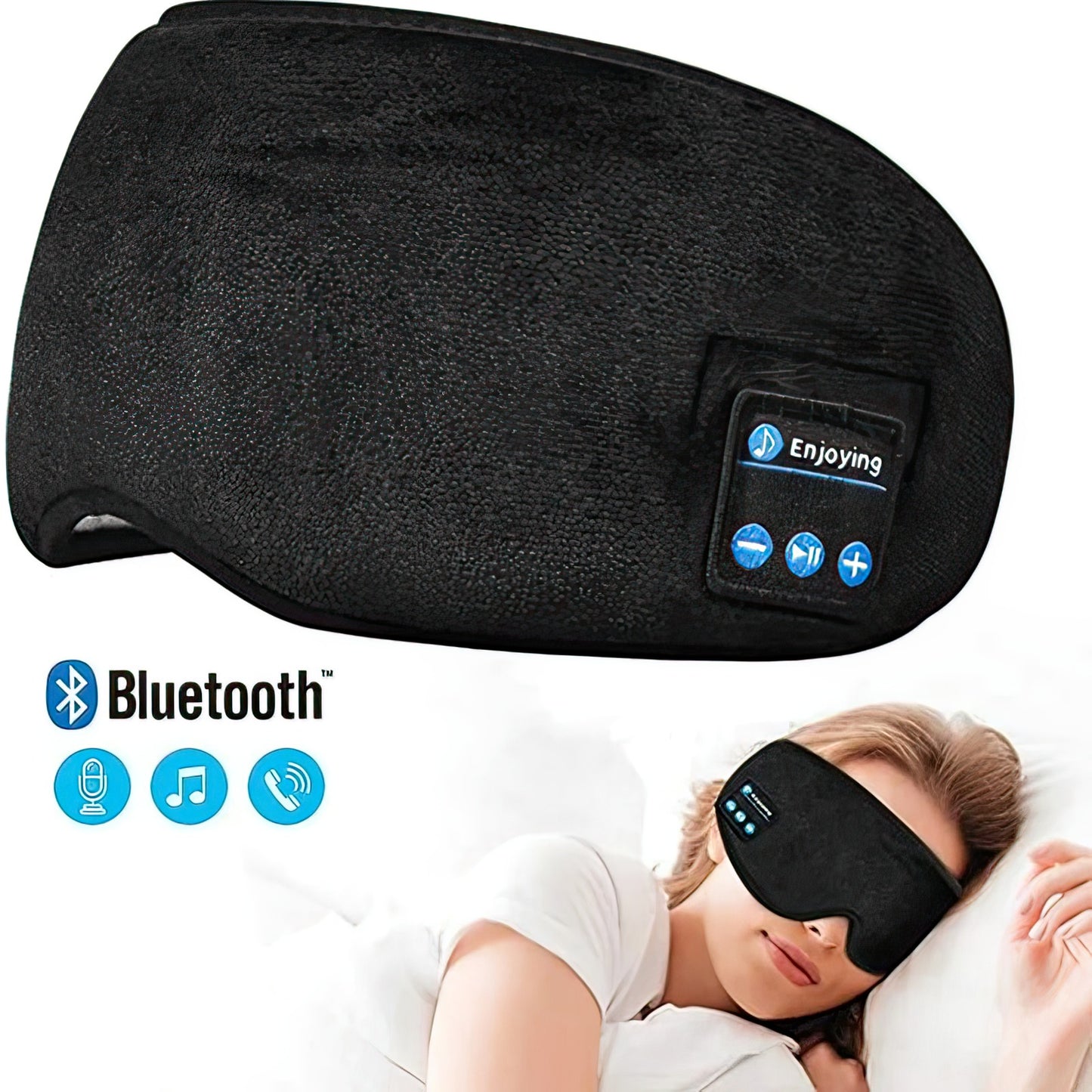 Pulsekart™ Deluxe Bluetooth SleepMask Headphones